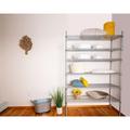 24 Deep x 24 Wide x 63 High 6 Tier Gray Starter Shelving Unit