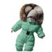 B aby Girls Snowsuit Romper Hooded Warm Outerwear Jacket Jumpsuit Coat Snowboard Overalls Women Snow Overalls for Girls