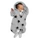 B aby Zipper Stars Outfits Hooded Girls Romper Print Boys Jumpsuit Girls Outfits&Set Set 6 Teen Outfits for Girls