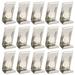 Hemoton 100PCS/Set Picture Photo Frame Clip Picture Hangers Picture Hanging Hooks for Picture Frame Hanging (Silver)