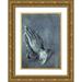 Durer Albrecht 24x32 Gold Ornate Wood Framed with Double Matting Museum Art Print Titled - Praying Hands