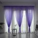 Wefuesd Shower Curtain Blackout Curtains For Bedroom Leaves Sheer Curtain Tulle Window Treatment Voile Drape Valance 1 Panel Fabric Multi-Color