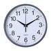 Honrane School Wall Clock Modern Wall Clock Round Wall Clock Simple Style High-precision Battery Operated Easy-to-read Non-ticking Quartz Clock for Wall Decor