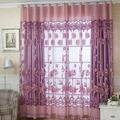 250cmx100cm Print Floral Voile Door Curtain Window Room Curtain Divider Scarf Curtains for The Bathroom Insulated Curtains 84 Length Drapes for Living Room 72 Inch Length 2 Panels Shower Curtain Extra