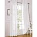 2 Piece Sheer Voile Light Filtering Rod Pocket Window Curtain Panel Drape Set Available In A Variety Of Sizes And Colors (54 X 108 White)