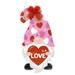 Fashion Valentine s Day Dwarf Doll Printed Door Sign Wooden Door Hook Porch Home Decoration Party Festival