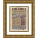 Vess June Erica 25x32 Gold Ornate Wood Framed with Double Matting Museum Art Print Titled - Retro Golf I