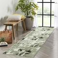 Haperlare Area Rug 2 x 8 Modern Runner Rug Abstract Entryway Hallway Runners Contemporary Indoor Fuzzy Carpet Runner Laundry Mat Non-Slip Low Pile Non-Shedding Kitchen Runners