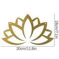 solacol Indoor Christmas Decorations for Living Room Metal Wall Art Decor Living Room Bedroom Wall Signs Decoration for Yoga Meditation Lovers Decorations for Living Room Wall Decor