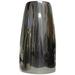 Stainless Steel Floral Slumping Vase 6.5 Tall for Kiln Work Vase or Candle Holder