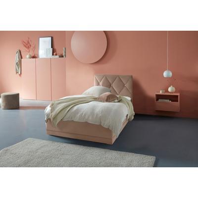 Polsterbett "Adamas", beige, L:210cm, Bezug: 100% Polyester, Polsterung: Polsterwatte, Material Gestell: gepolsterter Holzwerkstoff, WESTFALIA SCHLAFKOMFORT, Betten, auch mit Bettkasten, Knopfheftung mit Strasssteinen Image