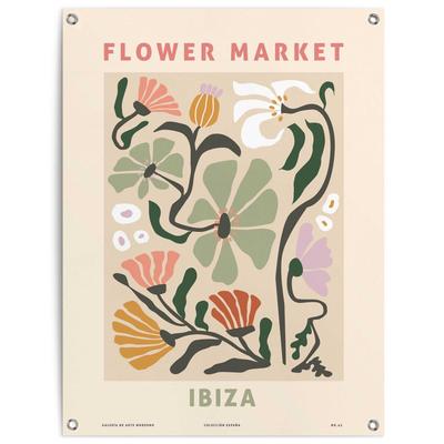Poster REINDERS "Flower Market", rosa (farbe bild(er): rosa), B:60cm H:80cm T:0,1cm, Leinwand, Bilder, Outdoor für Garten oder Balkon Image