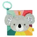 Fehn Stoffbuch Baby Koala - Baby Fühlbuch aus Stoff - Babyspielzeug Buch mit Quietsche, Rassel und Raschelpapier- Babybuch mit Befestigungsring - Stoff Buch für Babys und Kleinkinder ab 3+ Monaten