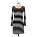 Old Navy Casual Dress: Black Stripes Dresses - Women's Size Medium