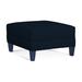 Braxton Culler Alexa 30" Wide Square Standard Ottoman Polyester in Black | 19 H x 30 W x 30 D in | Wayfair 768-009/0805-61/BLUEBERRY