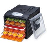 Samson Brands 6 Tray 400 Watt Food Dehydrator in Black | 12.5 H x 13.5 W x 17.75 D in | Wayfair SB106B_SS