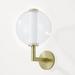 Hudson Valley Richford 1 Light Wall Sconce Glass/Metal in Yellow | 14.75 H x 9 W x 10 D in | Wayfair 5209-AGB