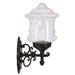 East Urban Home Afifah Wall Light Glass/Plastic in Black | 16.9 H x 10.6 W x 7.9 D in | Wayfair AC89338226C54927A9DDCDC5CD7F4B3D