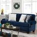 Wildon Home® Allyra 92" Charles Of London Sofa in Blue | 41 H x 92 W x 43 D in | Wayfair 5863259301F040739C20E8D452372D5C