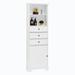 Red Barrel Studio® Roseville 68" Kitchen Pantry, Pantry Cabinet, Tall Kitchen Cabinet, Kitchen Storage Cabinet in Gray | Wayfair