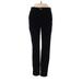 FRAME Denim Velour Pants - Low Rise: Black Activewear - Women's Size 25