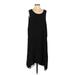 GENDER BIAS Casual Dress - Midi: Black Solid Dresses - Women's Size 2