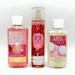 Bath & Body Works Sunset Glow Shower Gel Fine Fragrance Mist and Body Lotion 3-Piece Bundle