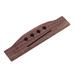 NUOLUX 4 Strings Rosewood Saddle Thru Slotted Guitar Bridge for Folk Acoustic Bass Replacement Parts GO301