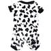 1Pc Elastic Corgi Sleepwear Leisure Pet Costume Dog Home Dressing (Black White)