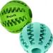 Bojafa Dog Puzzle Teething Toys Ball Nontoxic Durable Dog IQ Chew Toys for Puppy Small Large Dog Teeth Cleaning/Chewing/Playing/Treat Dispensing Dog Toys (2 Pack)