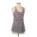 Under Armour Active Tank Top: Gray Activewear - Women's Size Medium