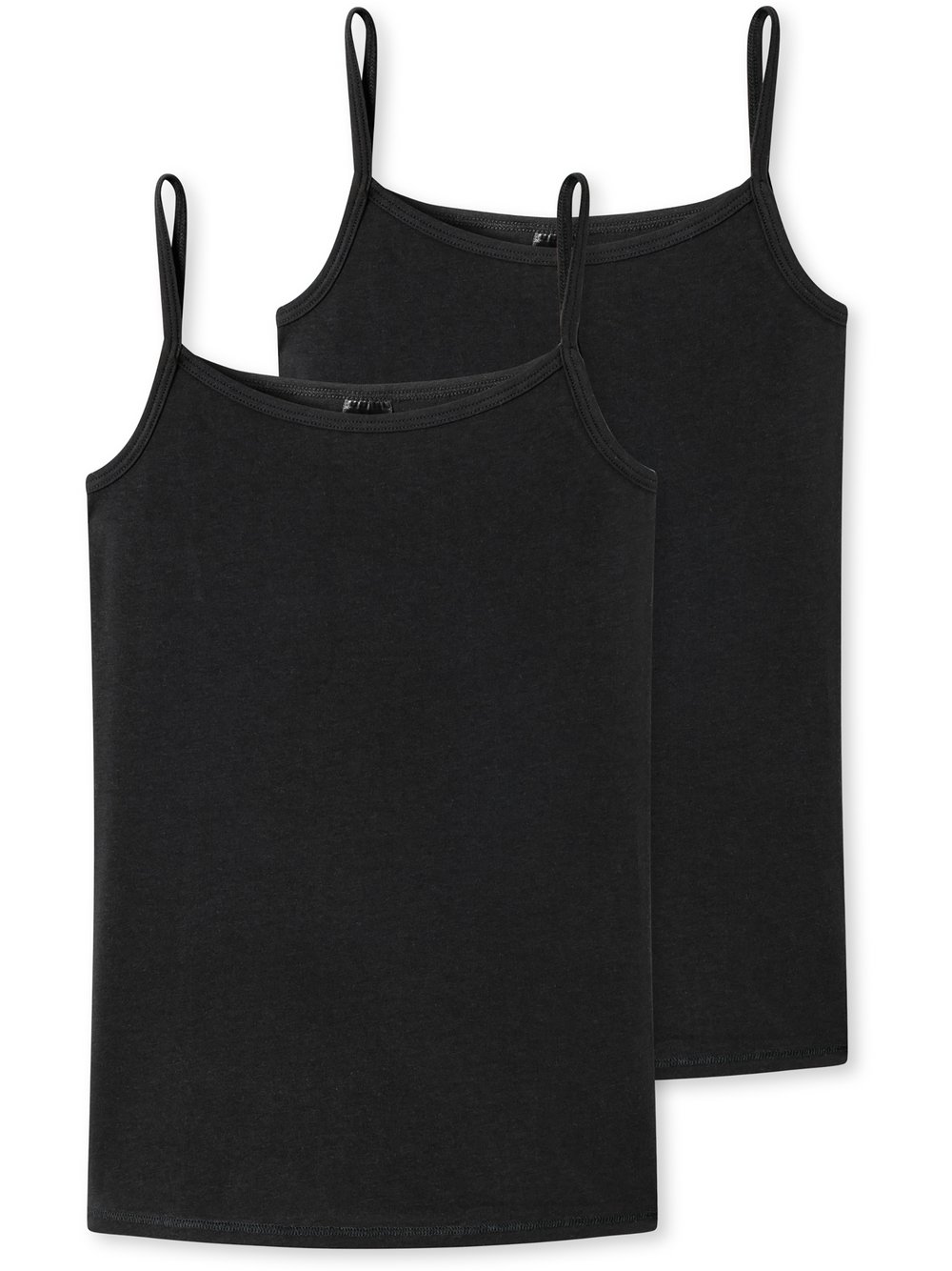 Schiesser Spaghetti-Tops Mädchen schwarz, 152 Image