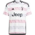 ADIDAS Kinder Trikot Juventus Turin 23/24 Kids Auswärts, Größe 128 in Weiß