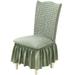 Shpwfbe Home Decor Chair Covers Bubble Plaid Stretch Dining Chair Covers Slipcovers Thick With Chair Cover Skirt Room Decor