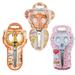 NUOLUX 3pcs Kid Safe Scissors Animal Cartoon Children Safety Scissors Kindergarten Handmade Round-Head Scissors (Lion Mouse Lamb)