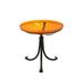 Achla 14 Mandarin Crackle Glass Birdbath With Tripod Stand