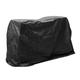 210D Dacron BBQ Grill Cover Waterproof Heavy Duty Patio Outdoor Barbecue Smoker Grill Cover Outdoor Furniture Dust Cover for Home (Black)