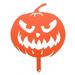 Pumpkin Stakes Yard Garden Halloween Lawn Metal Signs Decorations Ornament Art Silhouette Stake Figurines Props