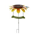 KQJQS Outdoor Iron Art Flower Bird Feeder Garden Garden Feeder Decoration Branch Cutting Decoration Garden Decoration