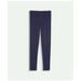 Brooks Brothers Girls Stretch Cotton Leggings | Navy | Size 8