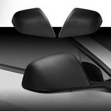 TSLAUCAY Tesla Model Y Mirror Cap 2 PCS Model Y Carbon Fiber Side Mirror Cover Tesla Mirror Cover for Model Y -2017-2022 Rearview Mirror Cover for Model Y Exterior Accessories-Matte