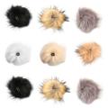 Pom Fluffy Pompom Poms Ball Balls Set Hat Fur Pompoms Artificial Charm Key Adornment Chain Crafts Knitting Removable