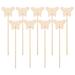 10pcs DIY Fairy Wand Handmade Painting Wooden Fairy Wand Sticks for Kids