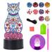 4 5 6 7 8 Year Old Girl Gifts Art and Craft for 3-7 Year Old Kids Girl Painting Kits for Kids Age 4-6 Girls Diamond Paint By Numbers for Kids Girls Toy for 3-6 Years Old Kids Bedroom Night Light