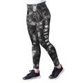 Women's MSX by Michael Strahan Black Las Vegas Raiders Aubrey Tie-Dye Leggings