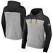 Men's NFL x Darius Rucker Collection by Fanatics Heather Gray New Orleans Saints Color Blocked Pullover Hoodie