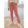 Sweatpants VIVANCE, Damen, Gr. 48/50, N-Gr, rosa (altrosa), Sweatware, Obermaterial: 60% Baumwolle, 40% Polyester, unifarben, modisch, lässig geschnitten lang, Hosen, Relaxhose, Loungehose mit aufgesetzten Taschen, Loungewear