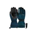 Skihandschuhe REUSCH "Down Spirit GORE-TEX" Gr. 9,5, blau (blau, schwarz) Damen Handschuhe Sporthandschuhe