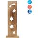 LED Dekoobjekt NÄVE "Sterne, Weihnachtsdeko aus Holz" Lampen Gr. Höhe: 60 cm, beige (natur) Dekofiguren