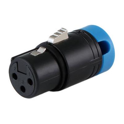 Cable Techniques Low-Profile Right-Angle XLR 3-Pin Female Connector (Large Outlet, A-Shell, CT-AX3FL-B